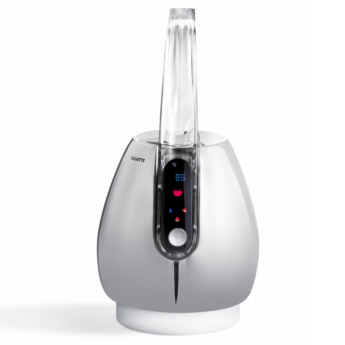 Bugatti 1.2L Jacqueline Kettle with Transparent Handle Chrome 02-JQCR1T hero image