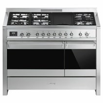 Smeg 120cm Classic Dual Fuel Stainless Steel Freestanding Oven A3AU-81 hero image