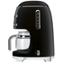 Smeg 50s Retro Style Drip Filter Coffee Machine Black DCF02BLAU image NaN