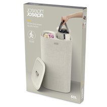 Joseph Joseph Tota 60L Laundry Basket Ecru 50019 hero image