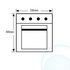 Chef EXC627S 60cm Electric Wall Oven image NaN