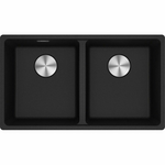 Franke Maris 350mm Double Bowl Topmount Sink Onyx MRG620-3535ONB hero image
