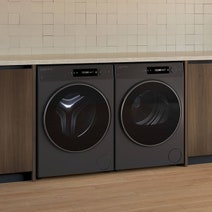 Fisher & Paykel Series 7 10kg Contemporary Front Load Washer & Heat Pump Dryer Laundry Package Graphite WH1060DG5DH1060DG5 hero image