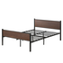 Zinus Double Tucker Bed Frame Metal & Bamboo Base Brown AU-FBOBH2-14D image NaN