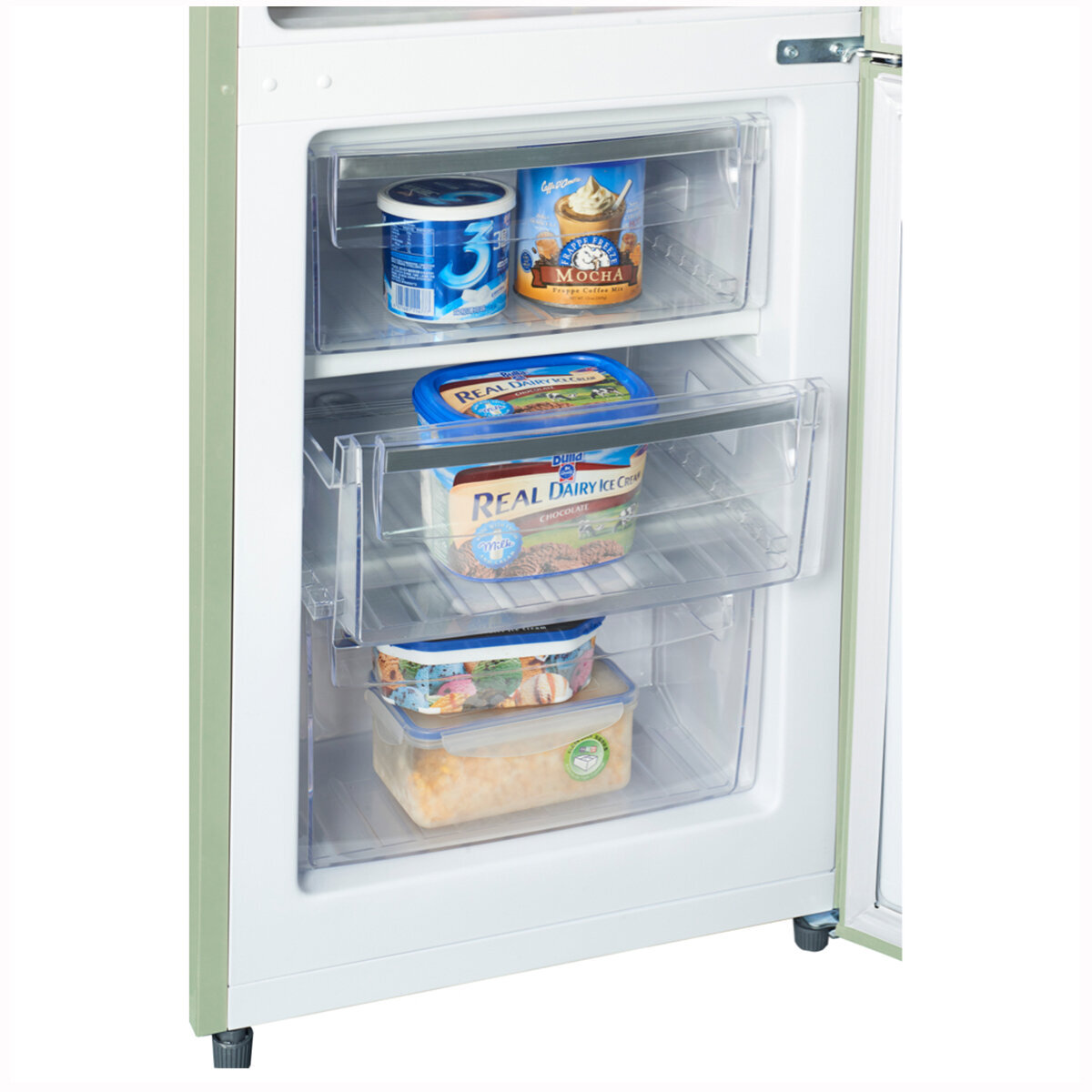Linarie Annecy 242L Retro Bottom Mount Fridge Green LKCO250GREEN hero image