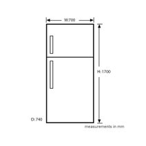 Bosch 454L Serie 4 Top Mount Fridge KDN53VW30A hero image