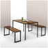 Zinus Louis 3 Piece Dining Set Brown AU-TS-4830 image NaN