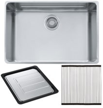 Franke KBX110-55OF Kubus Single Bowl Undermount Sink with Accessories hero image