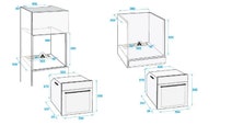 Beko 60cm Built-In Oven with Airfry-SteamAdd & Pyrolytic Cleaning Black BBO6851PDX1 hero image