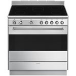 Smeg 90cm Mista Five Zone Ceramic Upright Stove/Oven FS9010CER-1 hero image