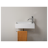 Catalano Verso 50x25 Wall Hung Basin 1 Tap Hole - Gloss White 15025VEFC00-Z3443 image NaN