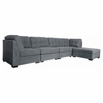Ostro Hunter Modular Lounge with Storage Ottoman Charcoal Y401MODBEL39 hero image