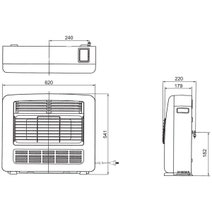 Rinnai Granada 252 Heater Natural Gas White 252WN2 hero image
