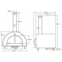 Smart Built-In Wood Fired Pizza Oven- Stainless Steel PW01 hero image