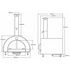 Smart Built-In Wood Fired Pizza Oven- Stainless Steel PW01 image NaN