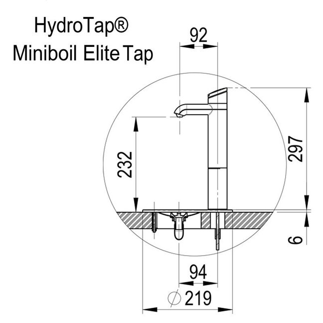 Zip HT1016Z2 HydroTap MiniBoil Boiling and Ambient Filtered Water ...