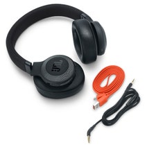 JBL JBLE65BTNCBLK E65 Bluetooth Noise Cancelling Over Ear Headphones Black hero image