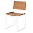 Reddie Willy Sling Dining Chair Tan Top White Frame image NaN