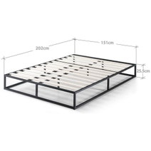Zinus Queen Joseph Bed Frame Metal Bed Platform Base AU-MBBF-10Q hero image
