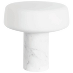 Case Furniture Solid Table Light Large - Carrara Marble STL101AU hero image