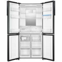 Haier 519L Quad Door Fridge with Water Dispenser Black HRF565YHC hero image