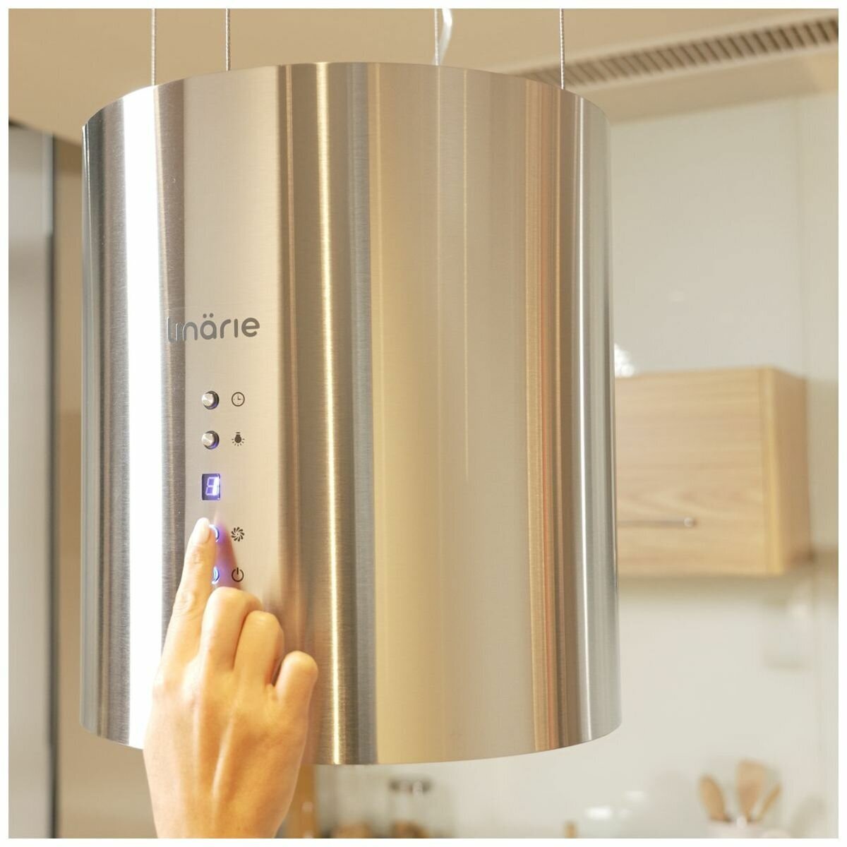 Tube store range hood