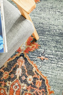 Rug Culture Legacy Large Multi-coloured Rug 400X80CM - LEG-862-RUST-400X80 hero image