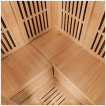ReGen8 Duo Corner 2200W 2 Person Infrared Sauna Natural RGSN-DUOCO hero image