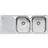 Oliveri NP672 Nu-Petite Double Bowl Left Hand Drainer Topmount Sink image NaN