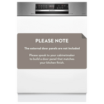 Bosch 60cm Series 8 Semi Integrated Dishwasher Brushed Steel SBI8ECS01A hero image