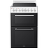 Mykin 54cm Freestanding Double Oven with Ceramic Cooktop Stainless Steel M54DOCES image NaN