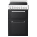Mykin 54cm Freestanding Double Oven with Ceramic Cooktop Stainless Steel M54DOCES hero image