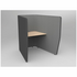 OLG Motion Zip Work Pod 1 User Charcoal with Solid Beech Worktop OG_MZIP1CLST_BE image NaN