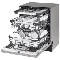 LG 60cm Dishwasher UnderBench Hidden Control with Steam-Platinum Steel XD3A25UPS hero image