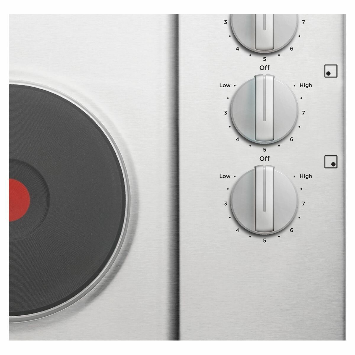 Westinghouse 60cm Electric Stainless Steel Cooktop WHS642SC hero image