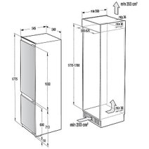 Gorenje 278L Integrated Bottom Mount Fridge NRKI5181LW hero image