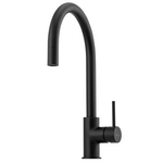 Oliveri Venice Pull Out Goose Neck Mixer Tap Matte Black VE520FMB-P hero image