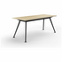 OLG Team Meeting Tables 1500x750 Black Frame/ Oak Worktop OG_TT1575_B_NO image NaN