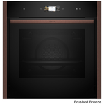 NEFF 60cm Pyrolytic Slide & Hide Oven with Added Steam Brushed Bronze B69VS73Y0A-BB hero image