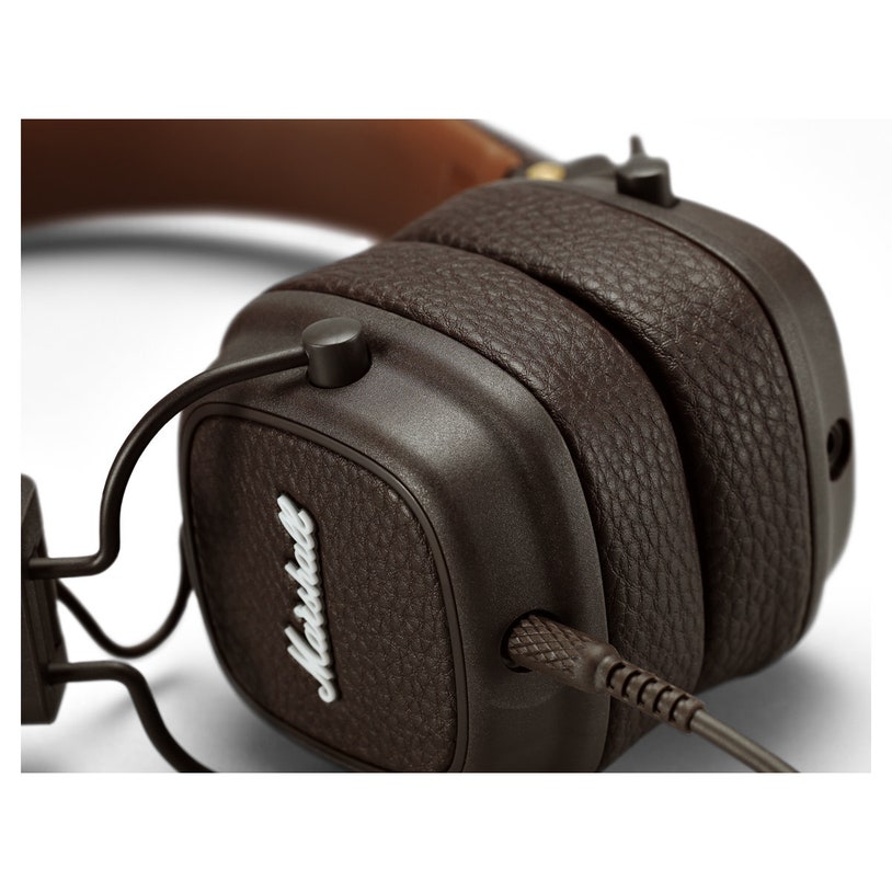Marshall 154374 Major III Wired On Ear Headphones Brown