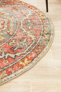 Rug Culture Legacy Large Multi-coloured Rug 240X240CM - LEG-856-CRIM-240X240 hero image