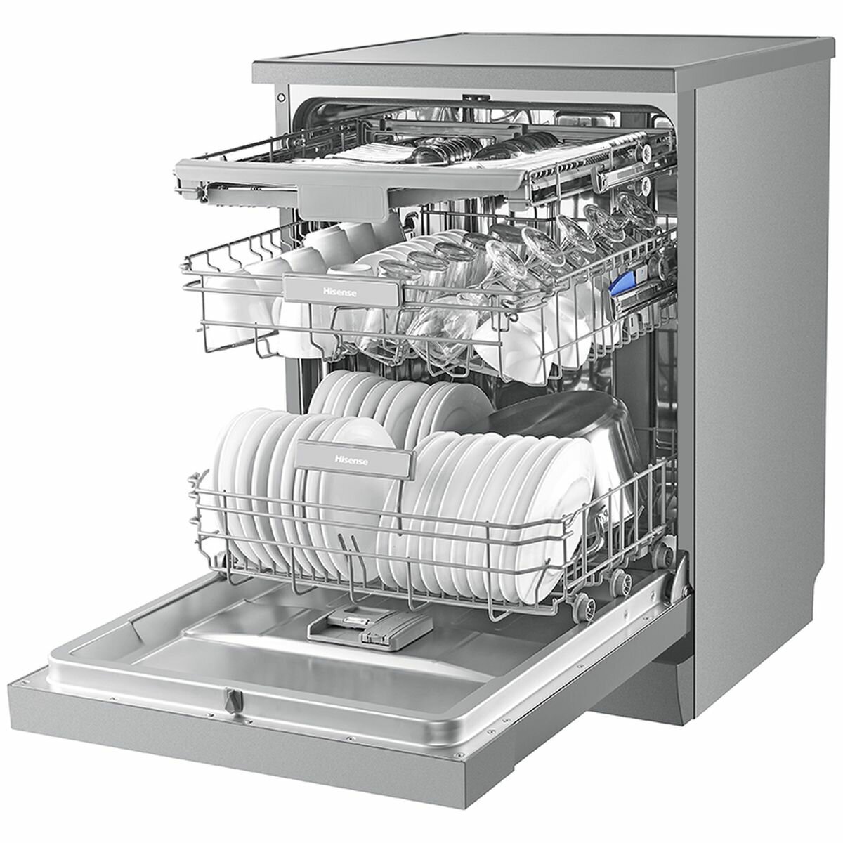 Hisense 60cm Freestanding Stainless Steel Dishwasher HSCM15FS hero image