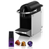 DeLonghi Pixie Nespresso Capsule Coffee Machine Silver and Aeroccino3 EN127SAE image NaN
