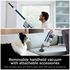 Shark PowerPro Reveal Cordless Stick Vacuum White-Blue IZ381H image NaN