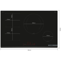 Bosch 80cm Series 6 Induction Cooktop Black PVS831HC1H hero image