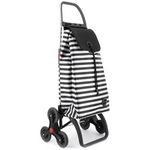 Rolser I-Max Marina 6 Wheel Folding Trolley Black & White R-IMX331-2028 hero image