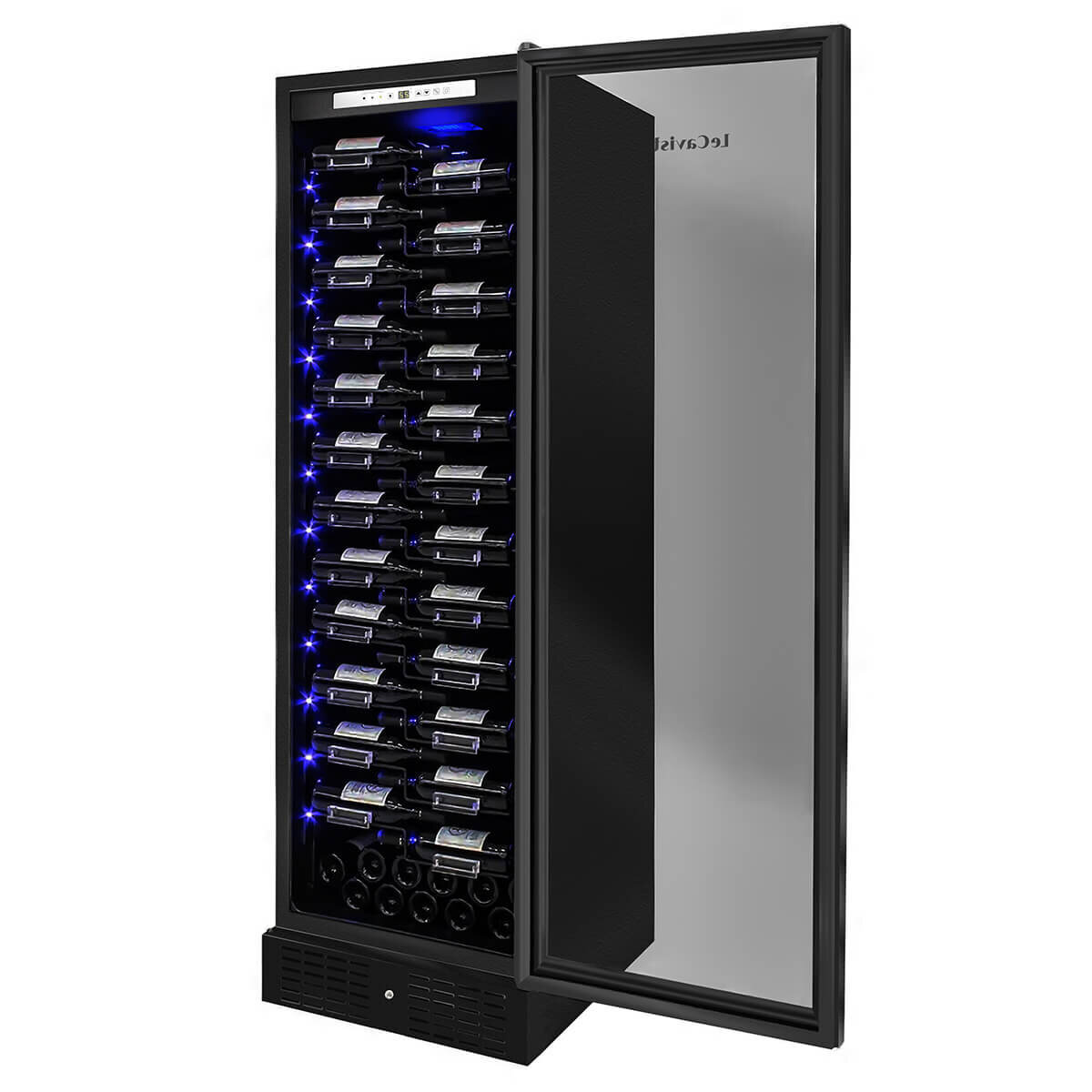 LeCavist 157 Bottle Single Zone Label View Wine Fridge LCS155VN1ZPRO hero image