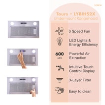 Linarie 52cm Undermount Rangehood LYBIH52X hero image