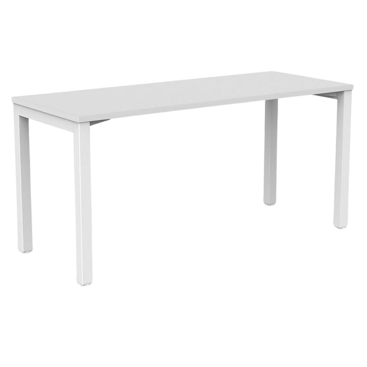 OLG Axis Straightline Desk 1500x600 White Worktop with White Frame OG_AXSD156_W hero image