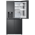 LG 508L French Door InstaView Door-in-Door Fridge with In-door Ice & Water Dispenser Matte Black GF-V500MBLC image NaN